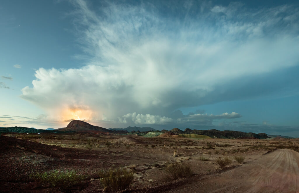 Sunset Storm at Terlingua